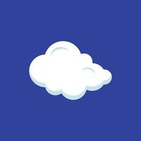 Cloud Element Vector Flat Design