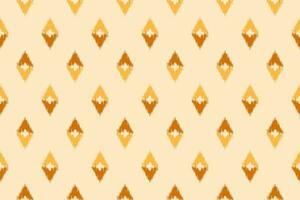 Geometric ikat seamless pattern. Modern ethnic traditional pattern. design for fabric,clothing,carpet,background,wallpaper vector