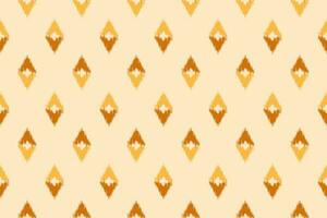 Geometric ikat seamless pattern. Modern ethnic traditional pattern. design for fabric,clothing,carpet,background,wallpaper vector