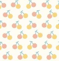 Seamless patterns, hand-drawn style vector