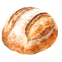 pane acquerello ai generativo png