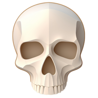 skull vintage ghost halloween ai generative png