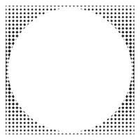 Circle texture halftone vector pattern