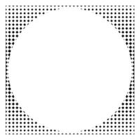 circulo textura trama de semitonos vector modelo