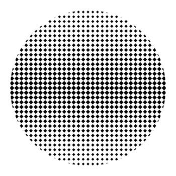 Circle texture halftone vector pattern