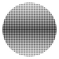 Circle texture halftone vector pattern