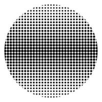 Circle texture halftone vector pattern