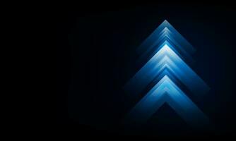 High speed concept Arrow Light out technology background Hitech communication concept innovation background, vector design