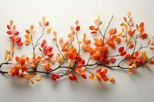 Autumn background of fall leaves. photo