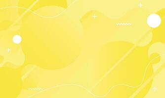 Abstract yellow colorful template banner with gradient color and small polka dot technology background Design with liquid shape vector design