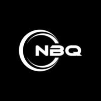 NBQ logo diseño, inspiración para un único identidad. moderno elegancia y creativo diseño. filigrana tu éxito con el sorprendentes esta logo. vector