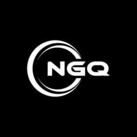 NGQ Logo Design, Inspiration for a Unique Identity. Modern Elegance and Creative Design. Watermark Your Success with the Striking this Logo. vector