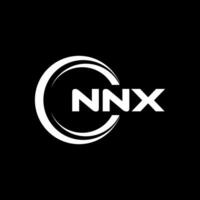 nnx logo diseño, inspiración para un único identidad. moderno elegancia y creativo diseño. filigrana tu éxito con el sorprendentes esta logo. vector