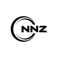 nnz logo diseño, inspiración para un único identidad. moderno elegancia y creativo diseño. filigrana tu éxito con el sorprendentes esta logo. vector