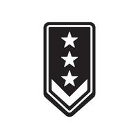 military rank icon vector