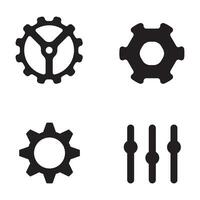 settings icon vector