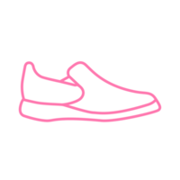 Slip on shoes illustration png