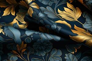 Beautiful abstract floral wallpaper design photo