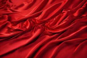 Silk Satin Fabric Background, Silk Satin Fabric Wallpaper, Satin Fabric Background, Ai Generative photo