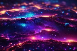 Galaxy Texture Background, Galactic Structure, Space Texture Background, Neon Space Background, Galaxy Background, Ai Generative photo