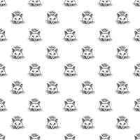 Seamless cat pattern. Funny cat background vector
