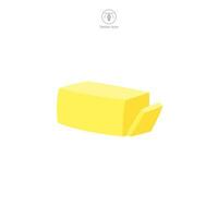 Butter Stick icon symbol vector illustration isolated on white background