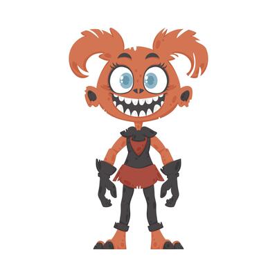 This adorable creature is enjoyable and can make people giggle. Cartoon style.