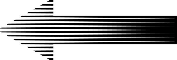 Pointing arrows striped texture, arrow path direction vector
