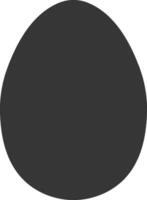 Egg shape, template hand drawing Easter  shape bird egg reptiles vector