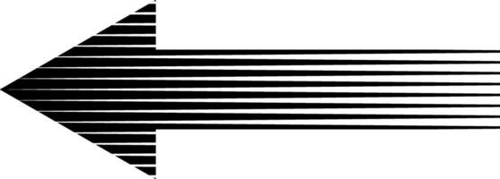 Pointing arrows striped texture arrow path direction vector