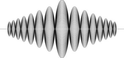 Sign audio digital record, Music radio sound wave,  seismology earthquake vector