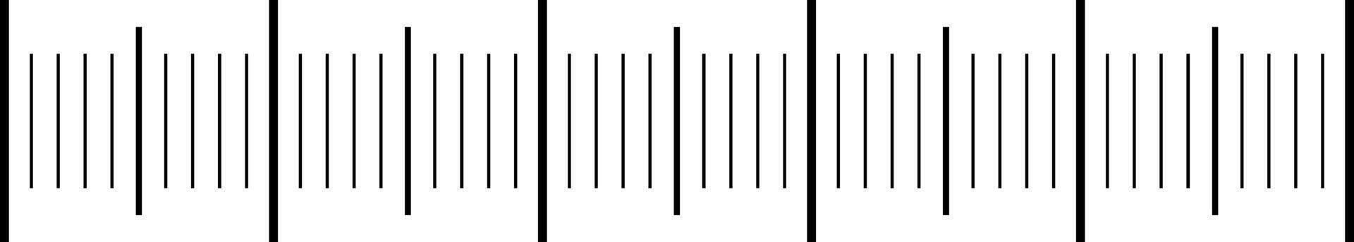 Seamless scale analog meter creating ruler thermometer meter vector