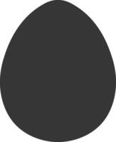 Egg shape template hand drawing Easter  shape, bird egg reptiles vector