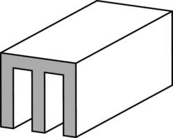 acero cecciones icono perfiles platos tubos dimensiones propiedades técnico especificaciones vector