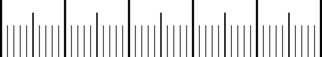 Seamless scale analog meter creating ruler, thermometer, meter vector