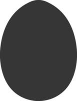 Egg shape template hand drawing Easter  shape bird egg reptiles vector