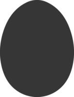 Egg shape template hand drawing, Easter  shape bird egg reptiles vector