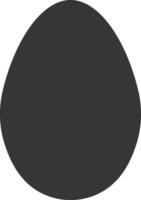 Egg shape template, hand drawing, Easter  shape, bird egg reptiles vector