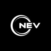 NEV Logo Design, Inspiration for a Unique Identity. Modern Elegance and Creative Design. Watermark Your Success with the Striking this Logo. vector