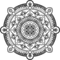 Psychedelic mandala with cannabis leaf ornaments illustrations monochrome vector illustrations for your work logo, merchandise t-shirt, stickers and label designs, poster, greeting cards advertising