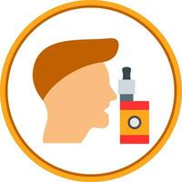 Vaping Vector Icon Design