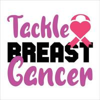 Breast cancer awareness t-shirt vector