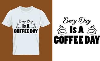 Coffee lettering vector illustration, funny phrase with typography for t-shirt, poster, sticker, card and mug.