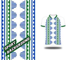 kit white jersey sport mock up pattern vector