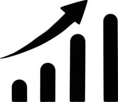 Infographic design of a bar chart information. vector