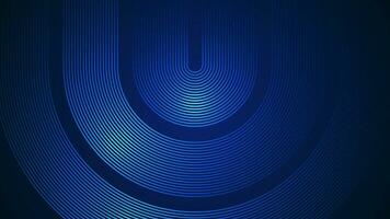 Dark blue simple abstract background with lines in a curved style geometric style as the main element. vector