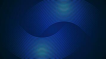 Dark blue simple abstract background with lines in a curved style geometric style as the main element. vector