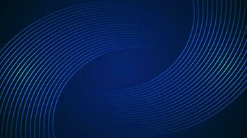 Dark blue simple abstract background with lines in a curved style geometric style as the main element. vector