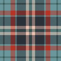 Plaid check pattern. Seamless fabric texture. Tartan textile print. vector