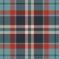 Plaid check pattern. Seamless fabric texture. Tartan textile print. vector